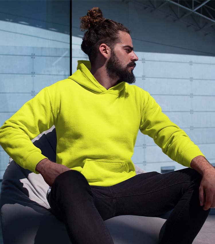 PLAIN NEON HOODIE – Juxar