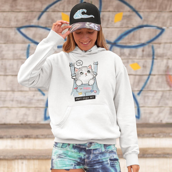 BE HAPPY - WOMEN'S HOODIES
