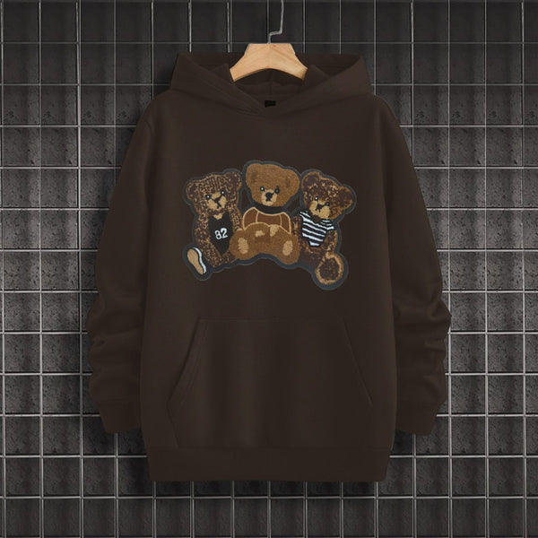 TEDDY PATCHWORK HOODIE