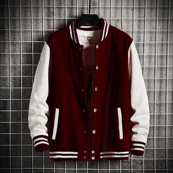 PLAIN VARSITY JACKET
