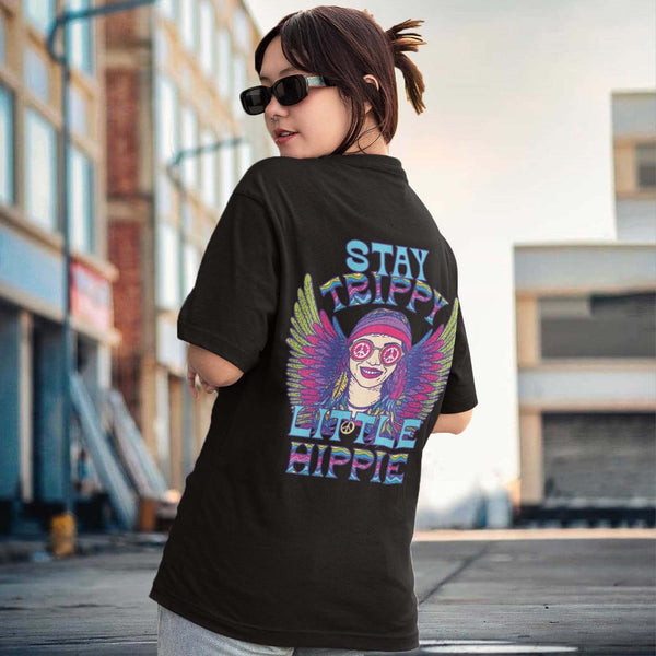 STAY TRIPPY WOMEN'S OVERSIZED T-SHIRT