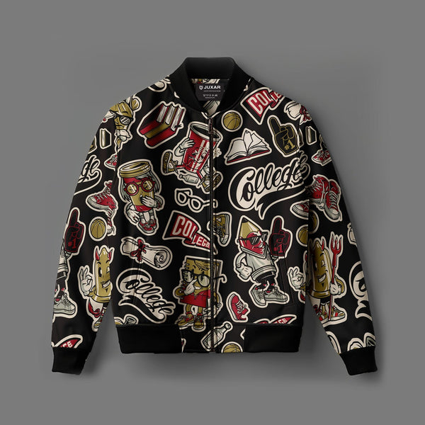 COLLEGE DOODLES JACKET