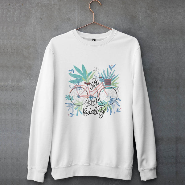 KEEP PEDALING – SWEATSHIRT