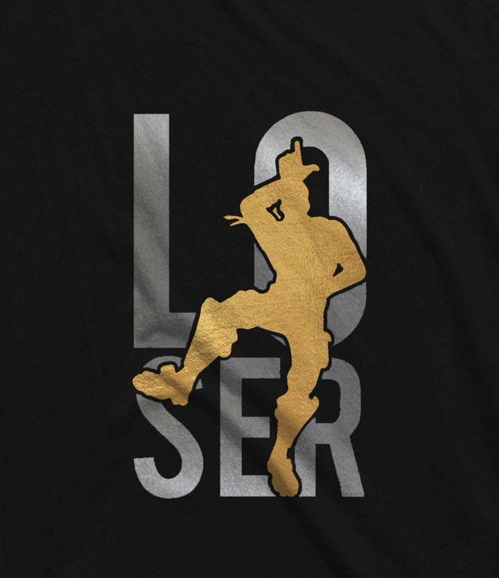 Juxar affordable cotton t shirts black with gold and silver dancer graphic design