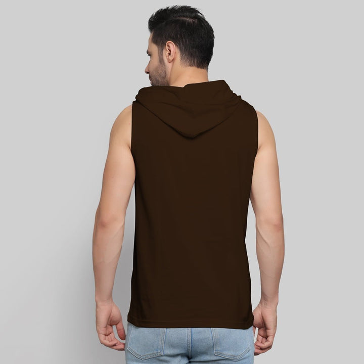 Juxar men's black bad liar hoodie sando sleeveless hooded casual top