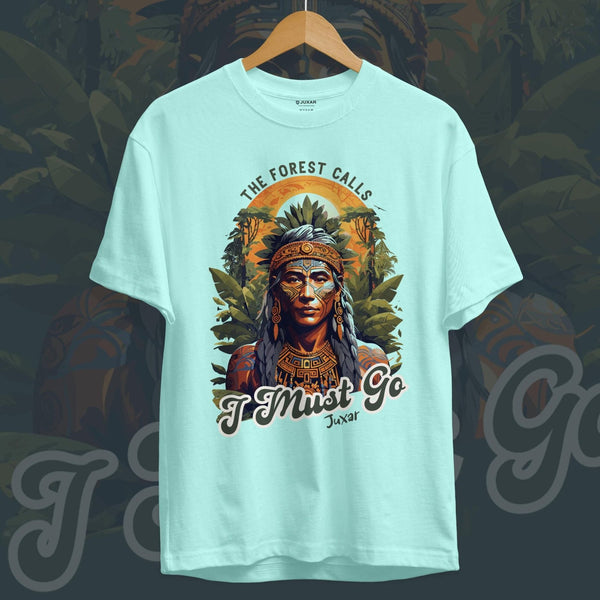 Juxar best cotton t shirt for daily wear with forest call design and I must go print
