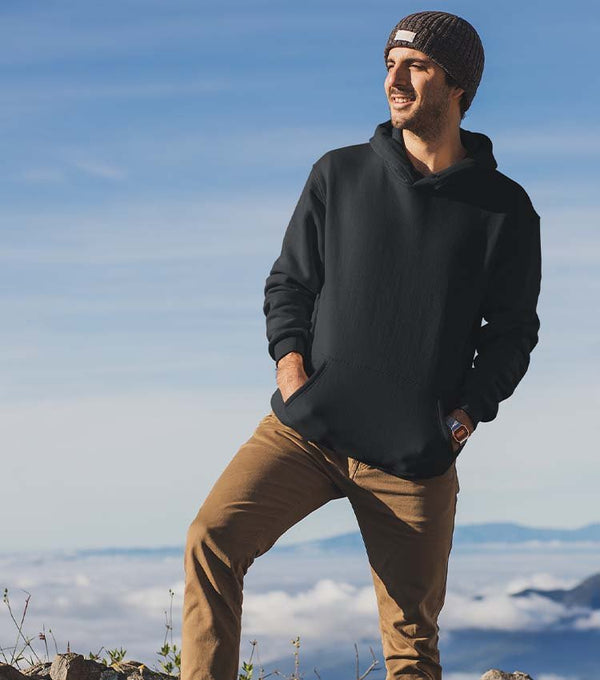 PLAIN - BLACK HOODIE