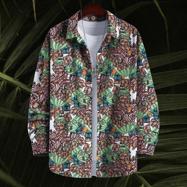 DITSY SCRIBBLE - FULL SLEEVE SHIRT