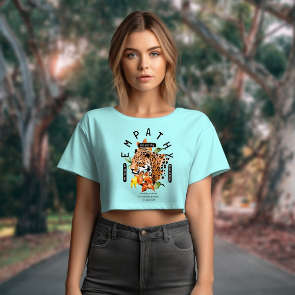 EMPATHY CROP OVERSIZE T-SHIRT