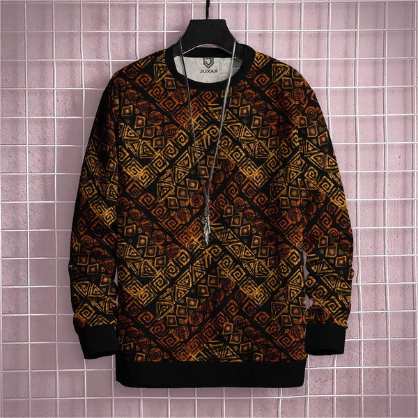 ETHNIC ORNAMENTS - PRINTED SWEATSHIRT