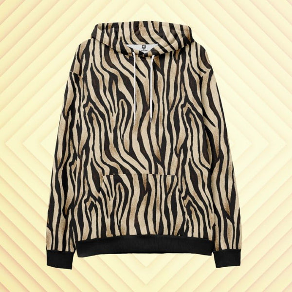 EXOTIC TIGER PRINTED HOODIE