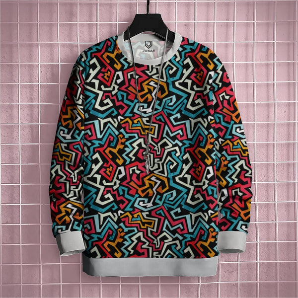 GRAFFITI CURVES - PRINTED SWEATSHIRT