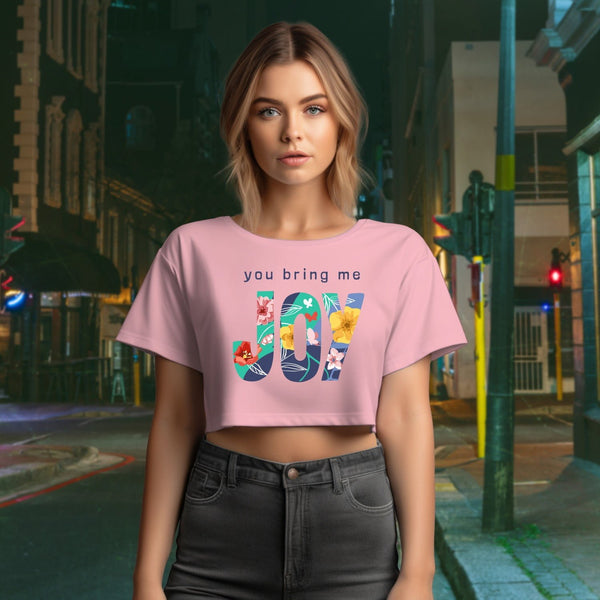 JOY CROP OVERSIZE T-SHIRT