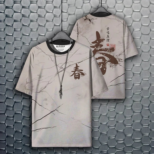 MARBLE SPRING OVERSIZED T-SHIRT