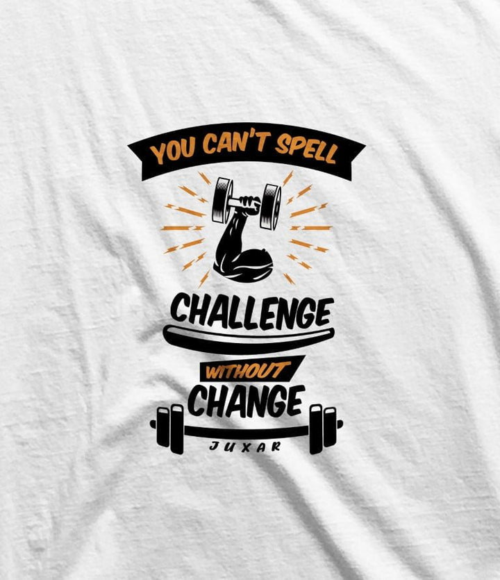 Juxar mens organic cotton sando with motivational weightlifting graphic and text design