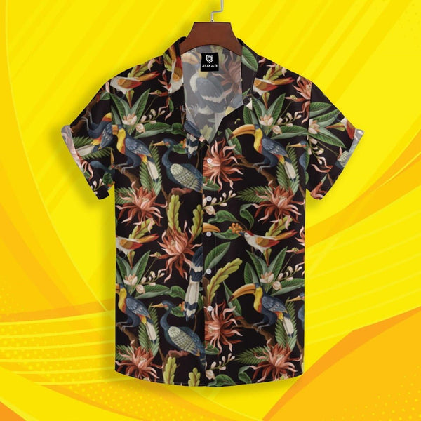 LEAVES N BIRDS SHIRT