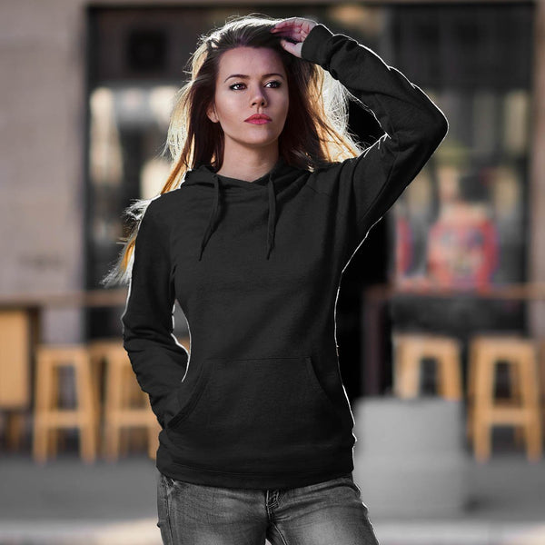 PLAIN BLACK - WOMEN'S HOODIES
