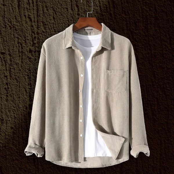 OFF WHITE - FULL SLEEVE CORDUROY SHIRT