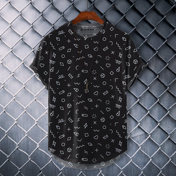 GRAPHIC PATTERN LONGLINE