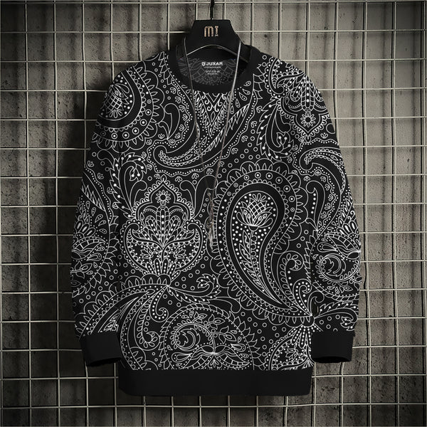 NIGHT VIBE PRINTED SWEATSHIRT