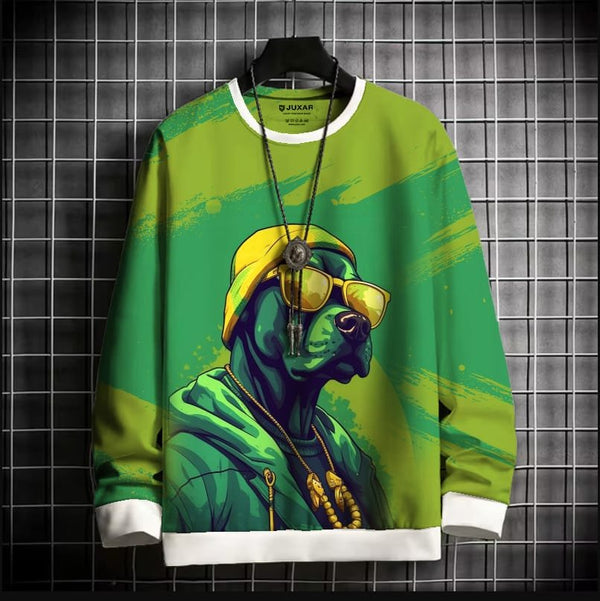 SNAPSHOT DOG OVERSIZE SWEATSHIRT