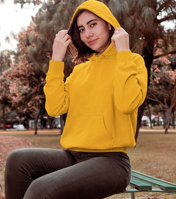 PLAIN YELLOW - WOMEN'S HOODIES
