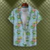 ZIGZAG BIRDS HANGER ZIG ZAG BIRDS CORDUROY PRINTED SHIRT